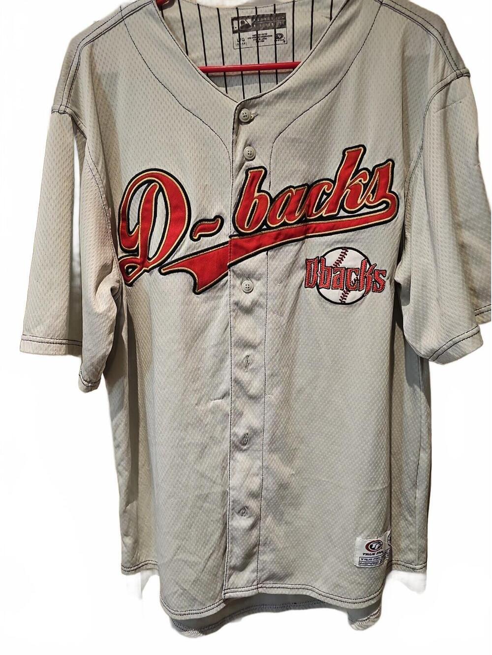 True Fan Baseball Jersey Arizona Diamondbacks D-backs Large. 2002